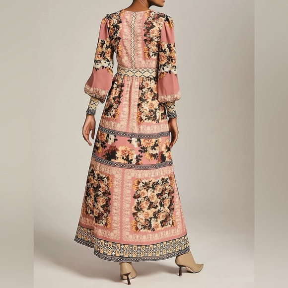 Anthropologie Vineet Bahl Embroidered Maxi Dress Size XSP - Picture 12 of 12